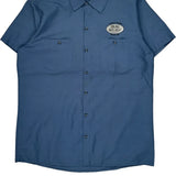 Original Parts Group Dickies Short Sleeve Shirt - Large Blue Polyester Blend