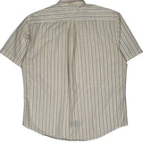 Tommy Hilfiger Checked Short Sleeve Shirt - Large Beige Cotton