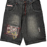 Paco Jeans Denim Shorts - 34W 11L Grey Cotton