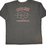 Harbor Town Harley Davidson Graphic T-Shirt - 2XL Gray Cotton Blend