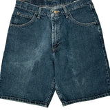 Wrangler Denim Shorts - 31W 10L Dark Wash Cotton