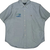 Ralph Lauren Short Sleeve Shirt - 2XL Blue Cotton