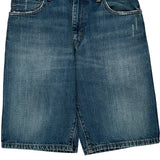 569 Levis Denim Shorts - 30W 12L Blue Denim
