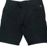 Dickies Cargo Shorts - 34W 10L Black Cotton