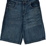 Sean John Denim Shorts - 32W 12L Dark Wash Cotton