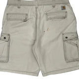 Carhartt Cargo Shorts - 37W 10L Beige Cotton