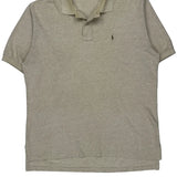 Polo By Ralph Lauren Polo Shirt - XL Beige Cotton