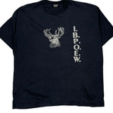 I.B.P.O.E.W. Fruit Of The Loom Single Stitch T-Shirt - 2XL Black Cotton Blend