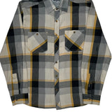 Levis Checked Shirt - Medium Grey Cotton