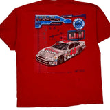 Vintage Sterling Marlin Chase Authentics Nascar T-Shirt - Large Red Cotton