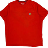 Carhartt T-Shirt - XL Red Cotton