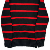 Age 8-9 Polo By Ralph Lauren Striped 1/4 Zip - Medium Black Cotton