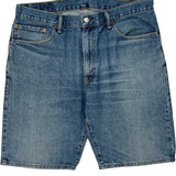 Levis Denim Shorts - 36W 10L Blue Cotton