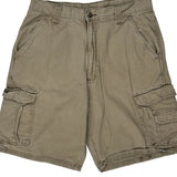 Unbranded Cargo Shorts - 32W 10L Khaki Cotton