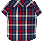 Levis Checked Short Sleeve Shirt - Medium Multicoloured Cotton