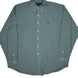Blake Ralph Lauren Checked Shirt - XL Green Cotton
