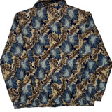 1980'S X Posure Floral Shell Jacket - Medium Multicoloured Silk