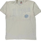 Mba Fruit Of The Loom Single Stitch T-Shirt - Large White Cotton