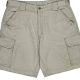 Columbia Cargo Shorts - 35W 9L Beige Cotton
