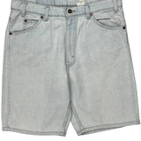 Levis Denim Shorts - 34W 10L Light Wash Cotton