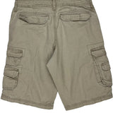 Lee Cargo Shorts - 32W 11L Khaki Cotton