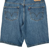 Levis Denim Shorts - 33W 10L Blue Cotton