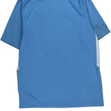 Manchester City 2017/18 Home Nike Football Football Shirt - Medium Blue Polyester