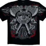 Made In USA Pj Graphic T-Shirt - XL Black Cotton