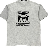Hapkido Belton Single Stitch T-Shirt - XL Grey Cotton