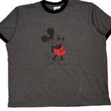 Disney Cartoon T-Shirt - 2XL Grey Cotton