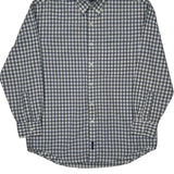 Chaps Ralph Lauren Checked Shirt - Large Blue Cotton