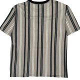 Guess Striped T-Shirt - Small Black Cotton