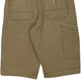 Carhartt Carpenter Shorts - 29W 12L Khaki Cotton