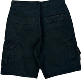 Unbranded Cargo Shorts - 34W 9L Black Cotton