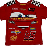 Lightning Mcqueen Age 5 Disney Cartoon T-Shirt - Small Red Cotton