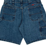 Wrangler Carpenter Shorts - 36W 10L Blue Cotton