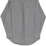 Chaps Ralph Lauren Striped Shirt - Medium Black & White Cotton