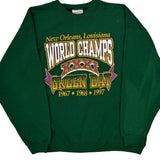 Green Bay Packers Hanes Nfl Sweatshirt - XL Green Cotton Blend