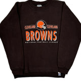 Cleveland Browns Logo 7 Sweatshirt - XL Brown Cotton