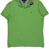 Tommy Hilfiger Polo Shirt - Medium Green Cotton