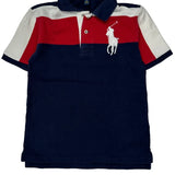 Age 8 Ralph Lauren Polo Shirt - Small Navy Cotton