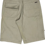 Hip Hop Point Zero Cargo Shorts - 32″ Waist Beige Cotton