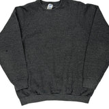 Fruit Of The Loom Sweatshirt - Large Grey Cotton Blend