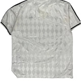 Adidas Striped Football Shirt - XL Black Polyester