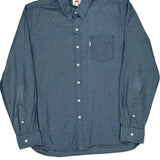 Levis Polka Dot Shirt - Large Blue Cotton