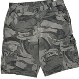 Wrangler Camo Cargo Shorts - 34W 11L Camo Cotton