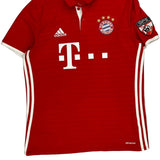 Bayern München Adidas Football Football Shirt - Medium Red Polyester