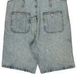Guess Baggy Dungarees - Large Light Wash Denim