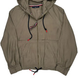 Vintage Tommy Hilfiger Windbreaker - Medium Khaki Cotton