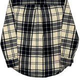 Age 10-12 Polo By Ralph Lauren Checked Flannel Shirt - Medium Black & White Cotton